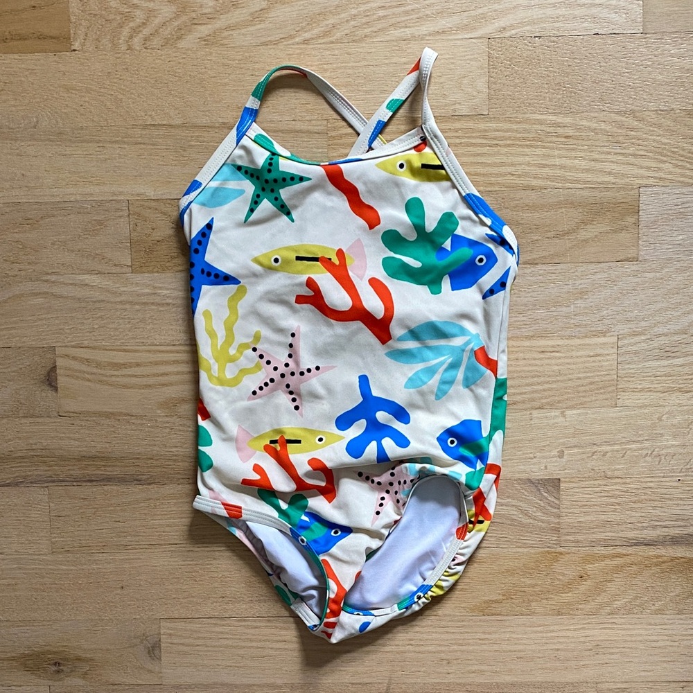 Hanna Andersson Ocean Life One Piece Swim Suit